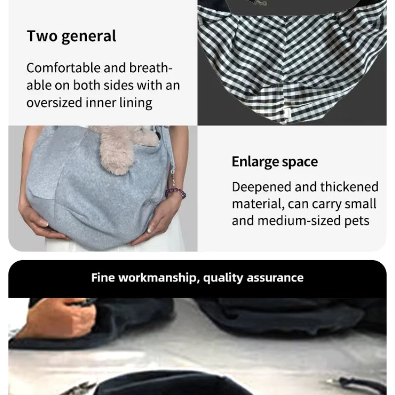 Pet Shoulder Bag Outdoor Portable for Travel Messenger Bag Pet Harness Safety Belt Cat Backpack Pet Handbag Pet Carrying Supplie