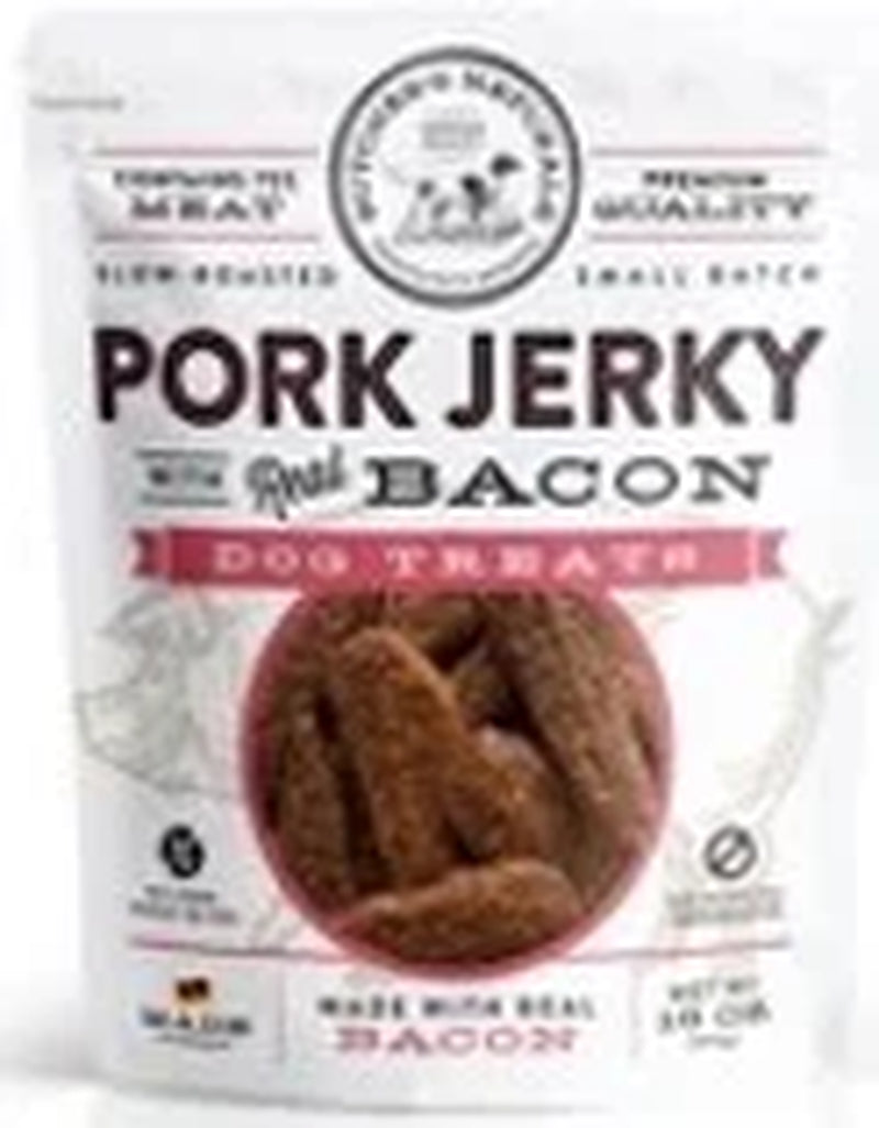 Butcher’S Naturals Pork Flavored Jerky Treats for Dogs, 16 Oz