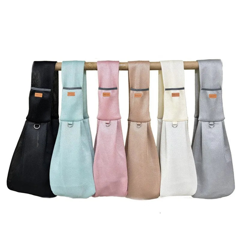 Pet Out Crossbody Bag Summer Cat Dog Pet Supplies Portable Breathable Pet Carriers Bags