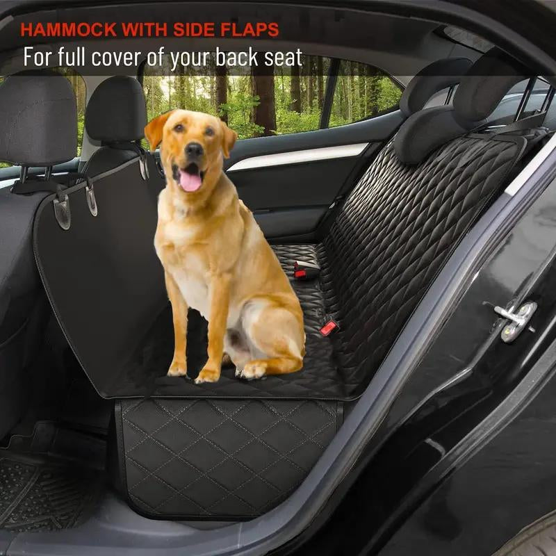 Orange Single-Layer Hard Board Rear Seat Pet Travel Car Pet Mat Pet Car Bed