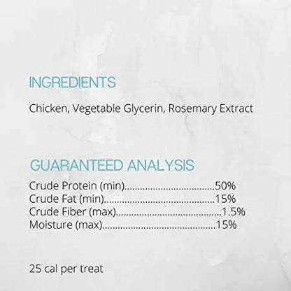 Dogs Love Chicken Jerky Dog Treats with Only 3 Ingredients and No Fillers, 1 Pound Bag