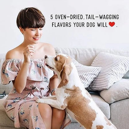 Dogs Love Chicken Jerky Dog Treats with Only 3 Ingredients and No Fillers, 1 Pound Bag