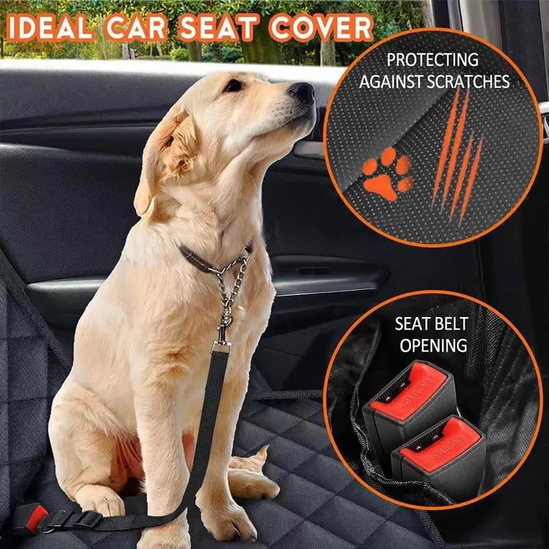 Orange Single-Layer Hard Board Rear Seat Pet Travel Car Pet Mat Pet Car Bed