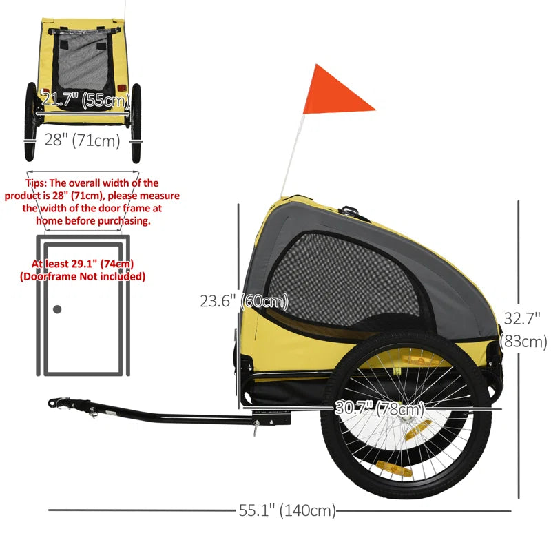 Foldable Pet Trailer