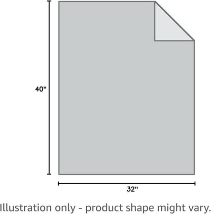 350 Gsm-Super Soft and Premium Fuzzy Flannel Fleece Pet Dog Blanket, the Cute Print Design Washable Fluffy Blanket for Puppy Cat Kitten Indoor Outdoor, Grey, 40 X 32 Inches