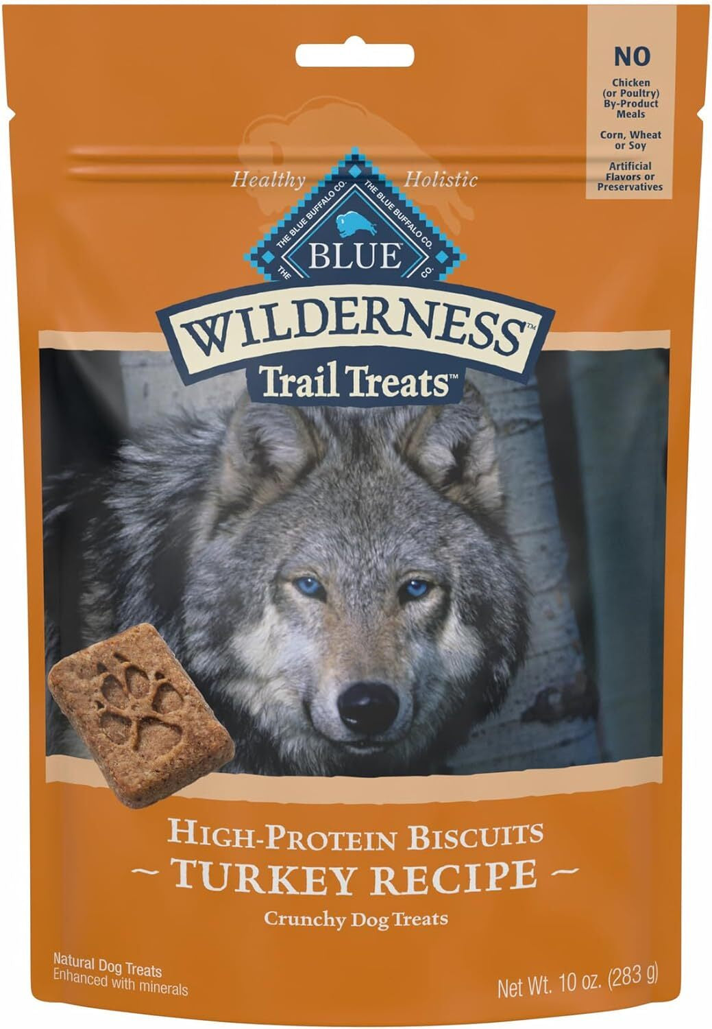 Blue Buffalo Wilderness Trail Treats High Protein Grain Free Crunchy Dog Treats