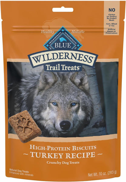 Blue Buffalo Wilderness Trail Treats High Protein Grain Free Crunchy Dog Treats
