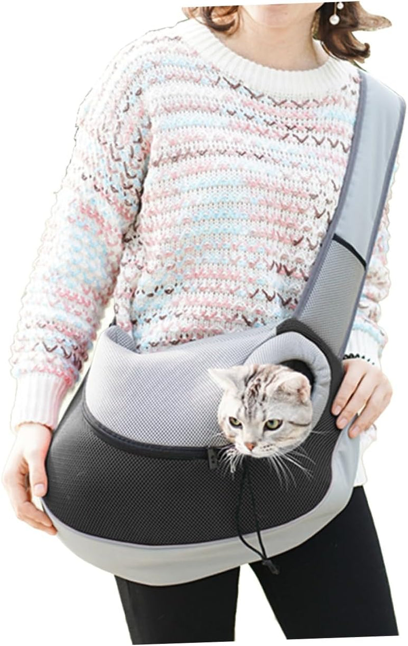 Pet Carrier Bag Mesh Ventilation Dog Sling Bag for Puppy Comfortable Safe Travel Companion for Small Dogs