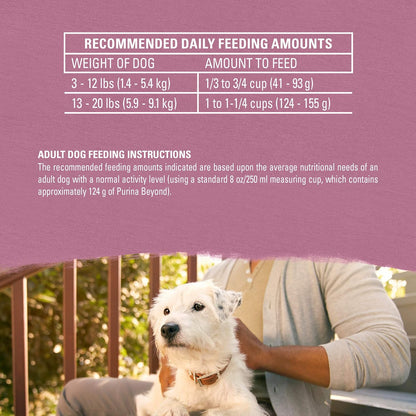 Purina High Protein Small Breed Adult Dry Dog Food, Organic Chicken, Egg & Carrot Recipe - 3 Lb. Bag