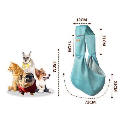 Pet Out Crossbody Bag Summer Cat Dog Pet Supplies Portable Breathable Pet Carriers Bags