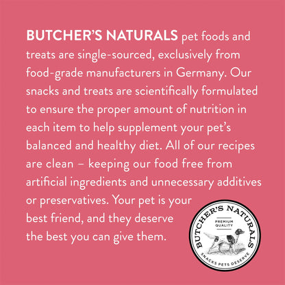 Butcher’S Naturals Pork Flavored Jerky Treats for Dogs, 16 Oz