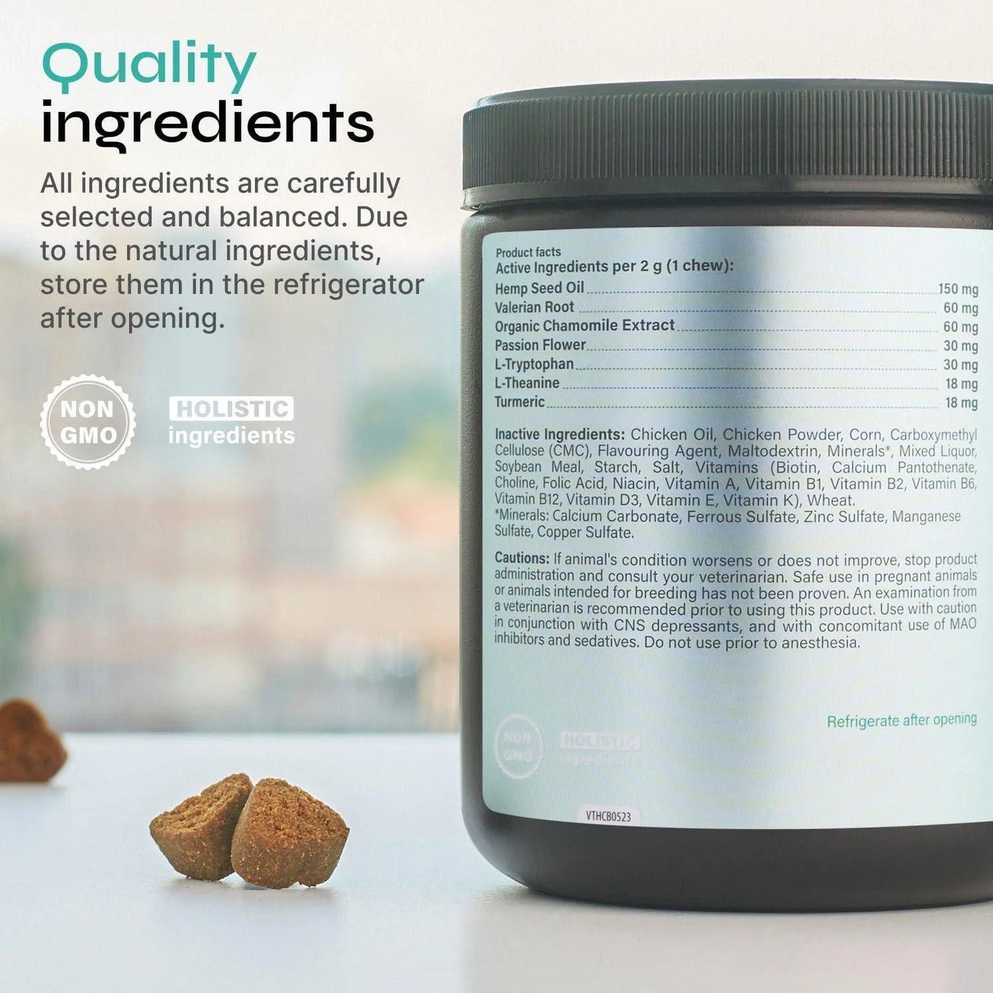 Calming Chews for Dogs Hemp Calming Chews for Dog Anxiety Relief Dog Calming Treats Anxiety Relief Dog Calming Treats for Stress Separation Storms & Anxiety Relief with Hemp Seed Oil