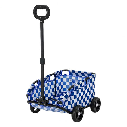 Safe Hair-Free Pet Carrier Pet Stroller for Small Dogs Cats 4 Wheels Folding Cart for Travelling Shopping Walking Pet Stroller