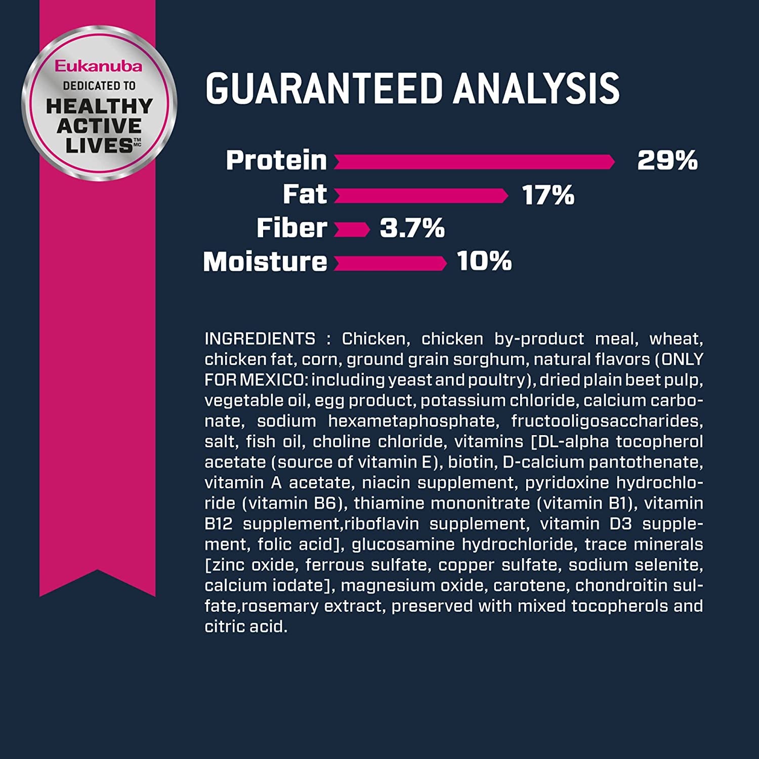 Eukanuba Senior Small Breed Dry Dog Food, 15 Lb