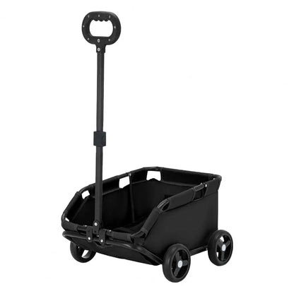 Safe Hair-Free Pet Carrier Pet Stroller for Small Dogs Cats 4 Wheels Folding Cart for Travelling Shopping Walking Pet Stroller