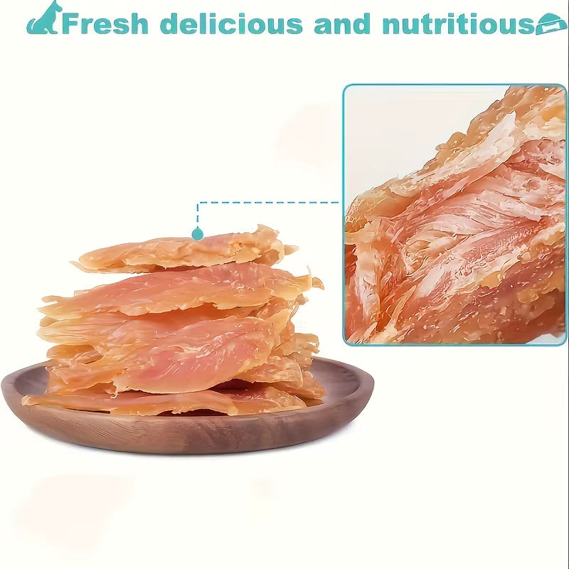 100G/500G(3.53Oz/1.1Lb )Chicken for Dogs, Chicken Dog Treats for Small Dogs, Medium Pets and Large Breeds, Natural Dog Treats