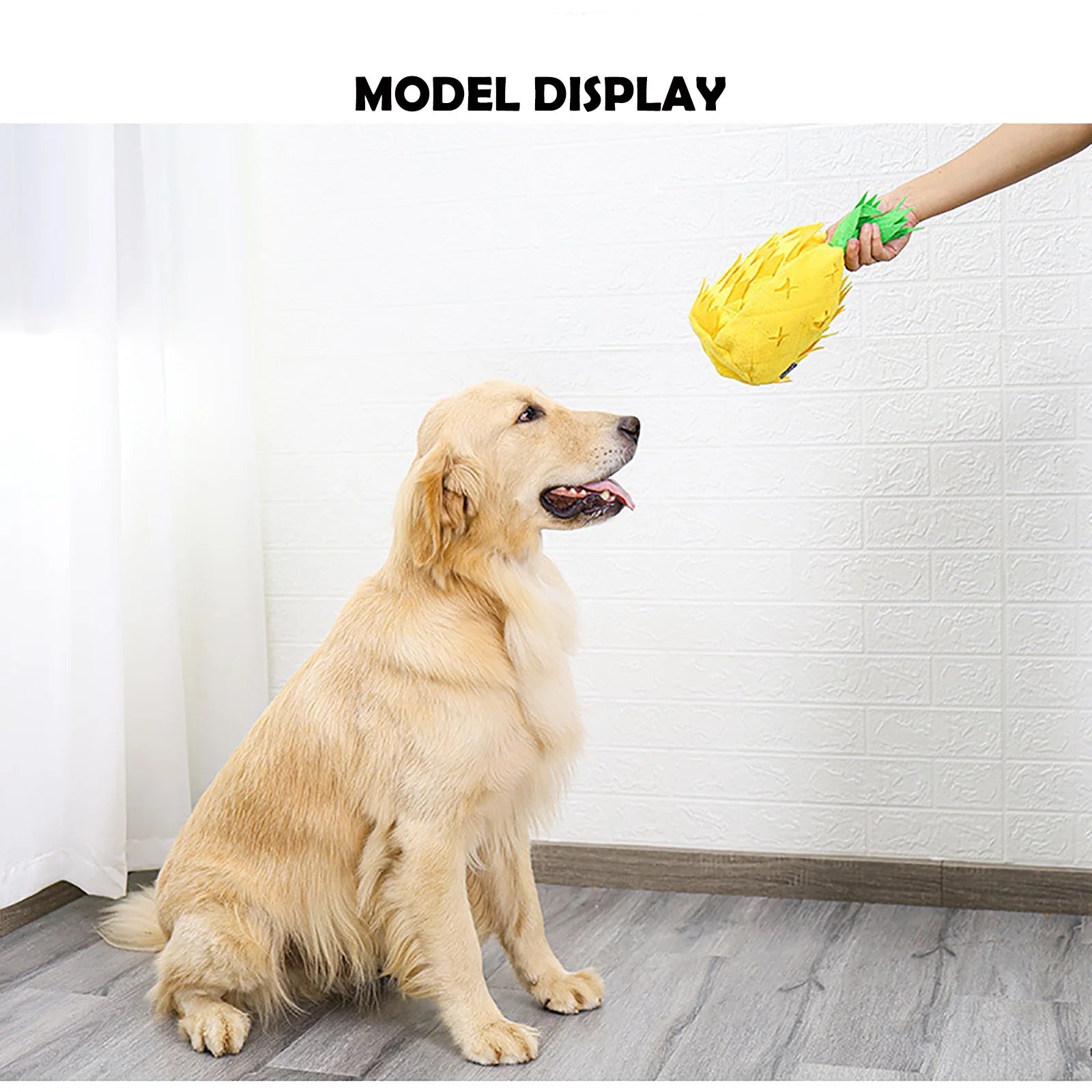 Dog Squeaky Toy, Interactive Dog Toy, Dog Puzzle Toy for Smelling Feeding Training, Dog Plush Toy for Small Medium and Large Dogs