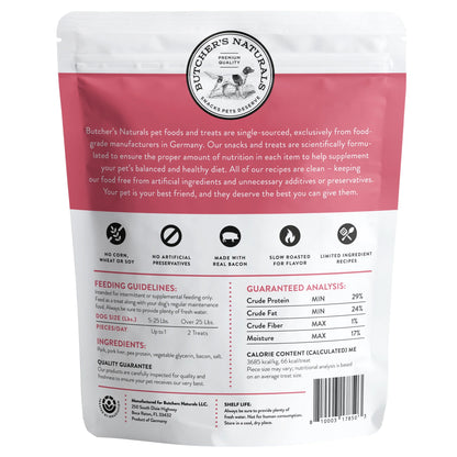 Butcher’S Naturals Pork Flavored Jerky Treats for Dogs, 16 Oz