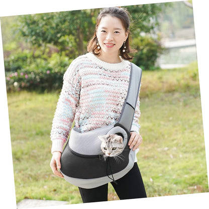 Pet Carrier Bag Mesh Ventilation Dog Sling Bag for Puppy Comfortable Safe Travel Companion for Small Dogs